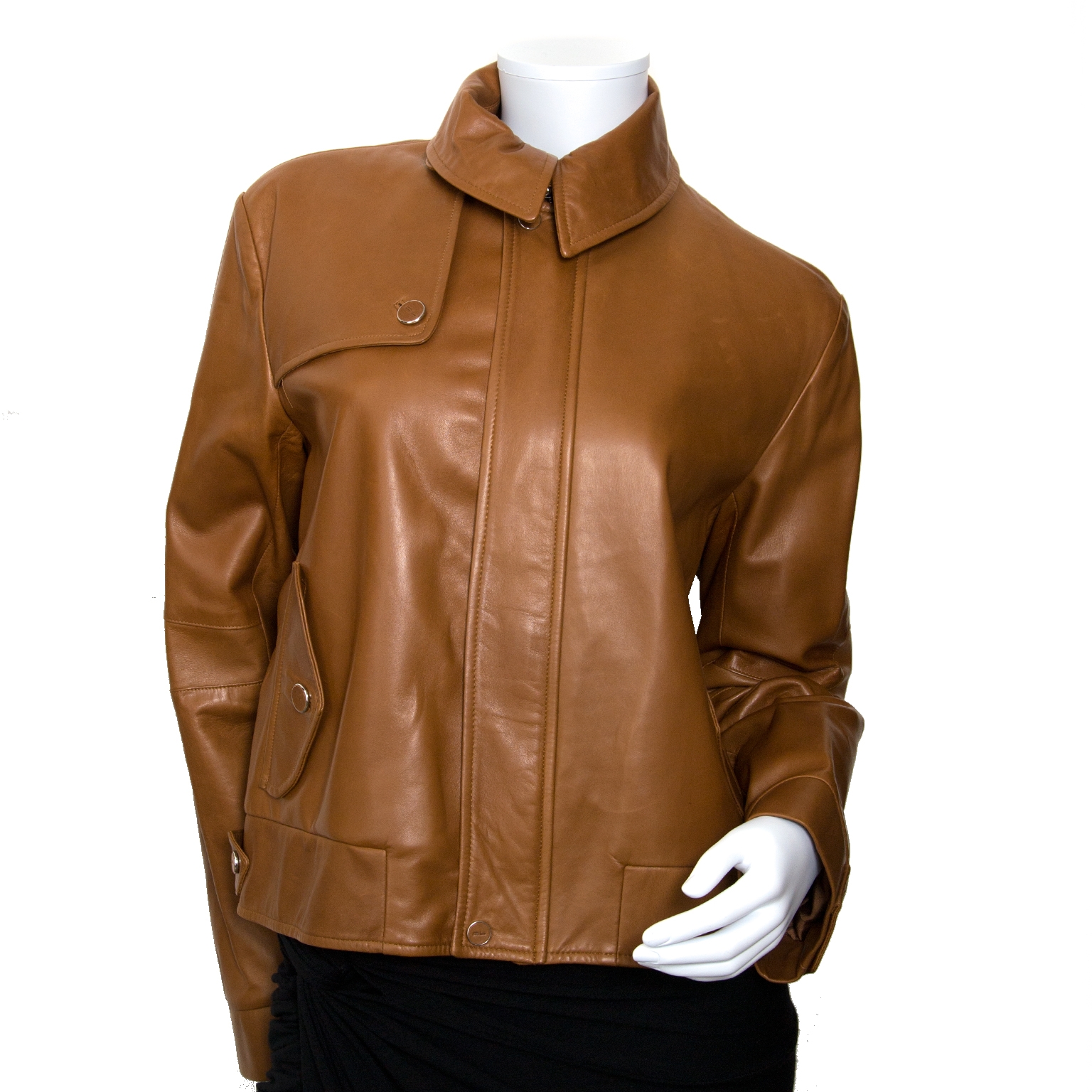 leather jacket size 14