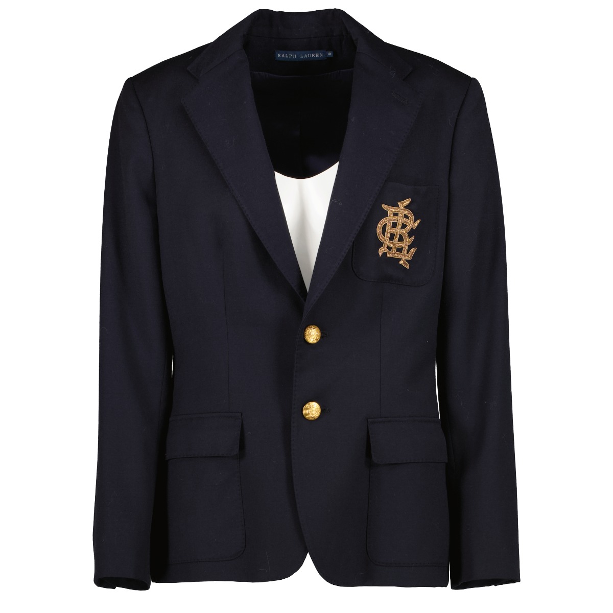 Ralph Lauren Black Blazer Jacket Size US 10 Labellov Buy and Sell Authentic Luxury
