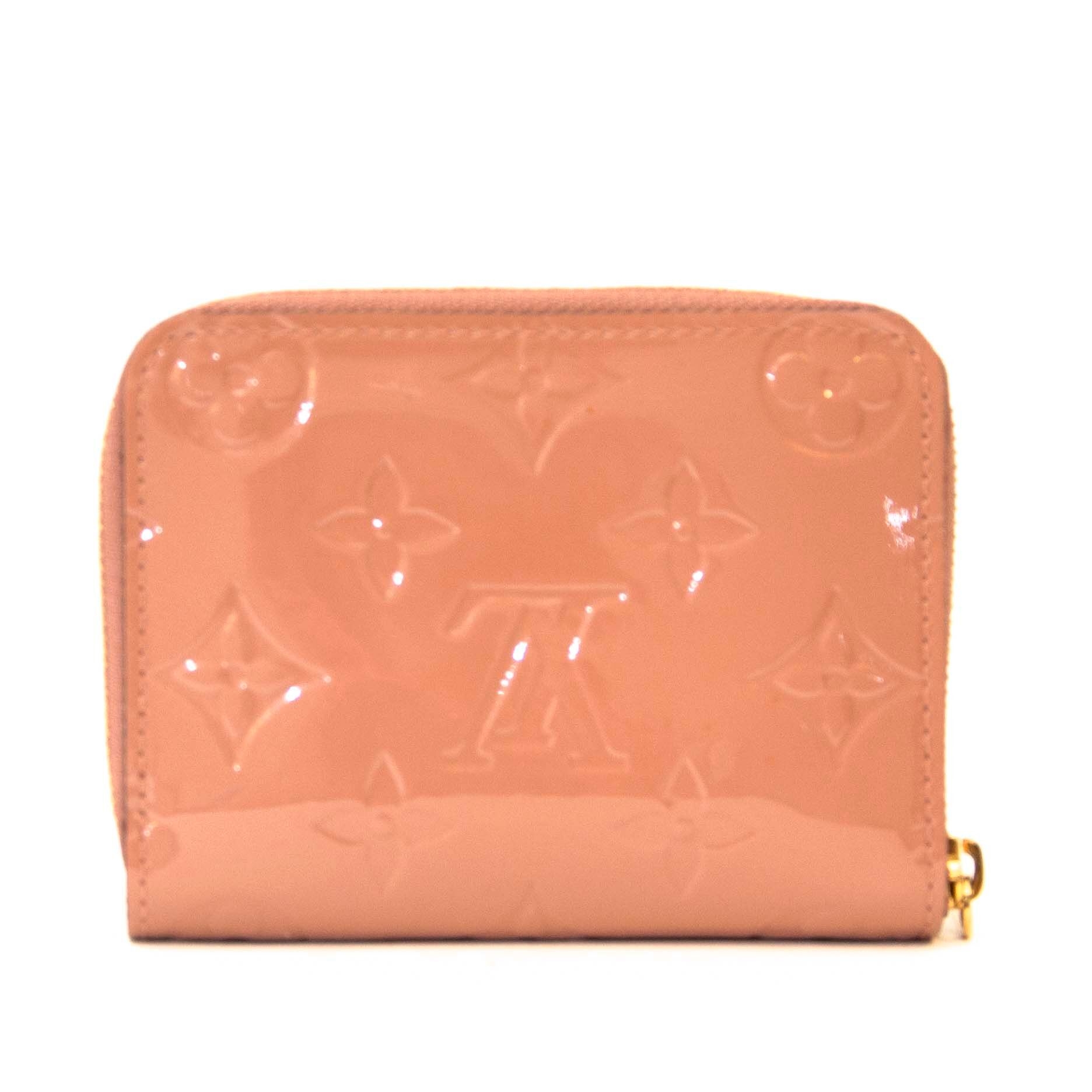Zippy patent leather wallet Louis Vuitton Pink in Patent leather - 28725946