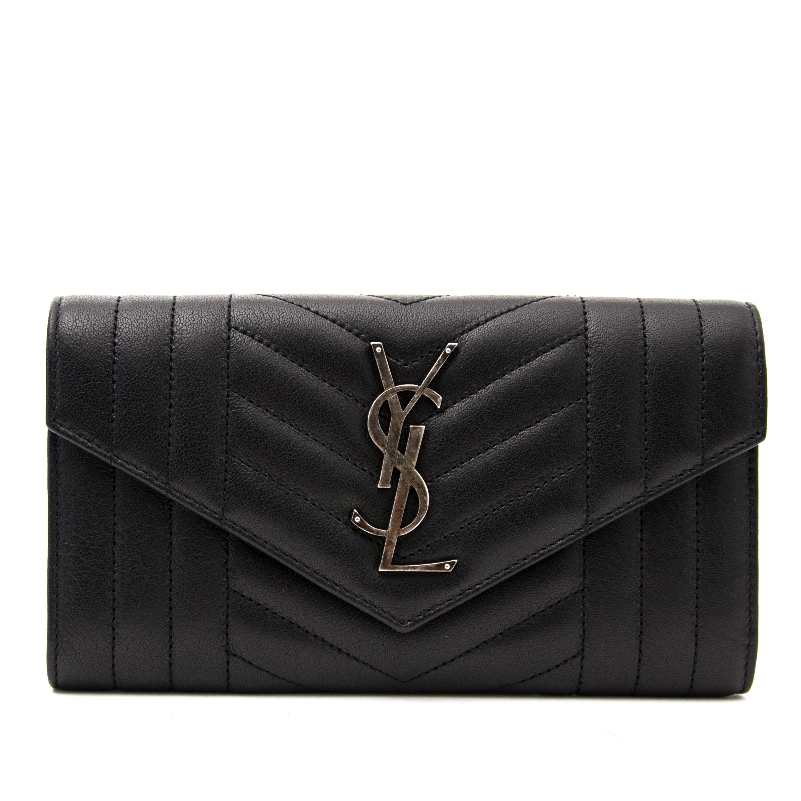 As New Saint Laurent Large LouLou Bag + Iconic Flap Wallet