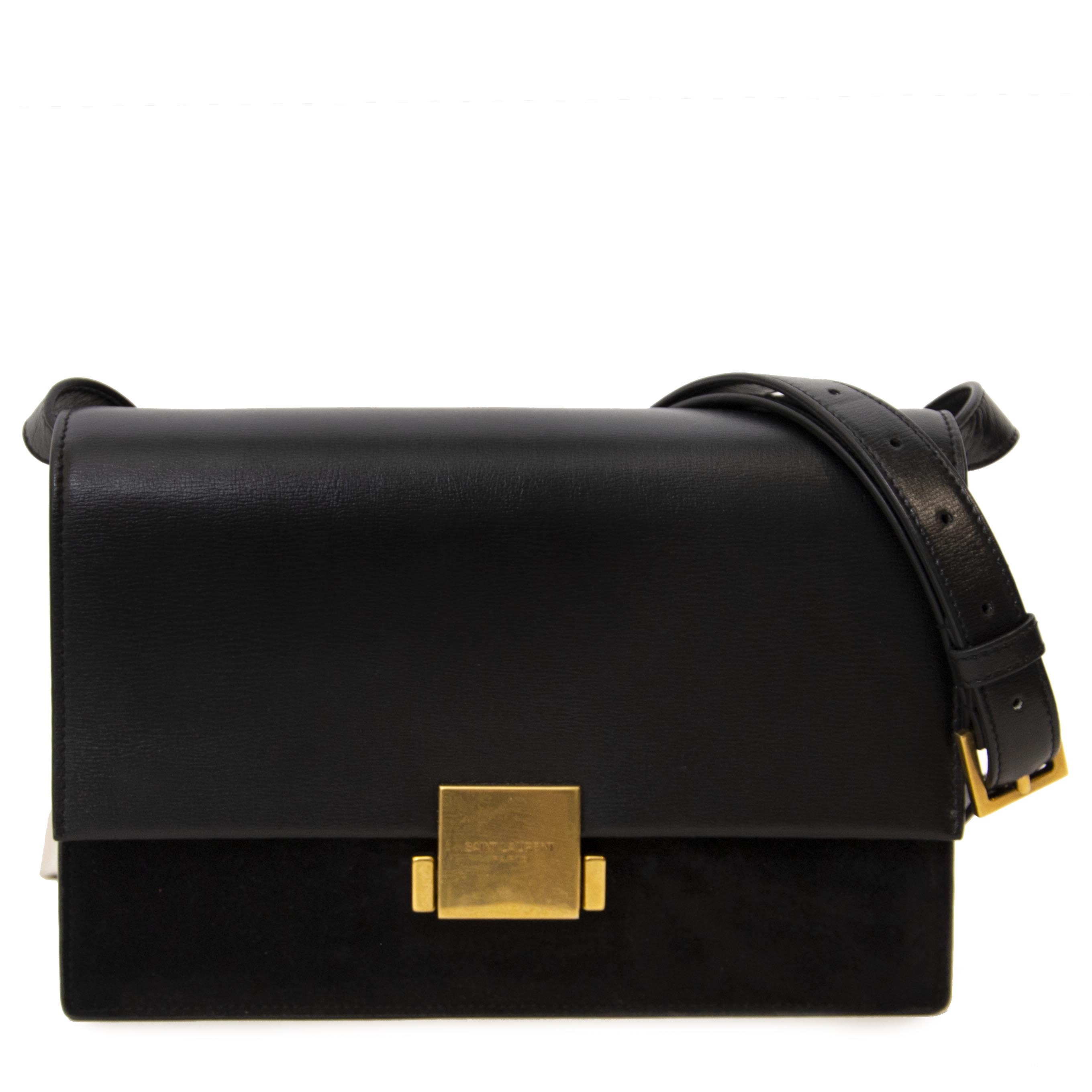 Medium bellechasse saint laurent bag in black leather hotsell