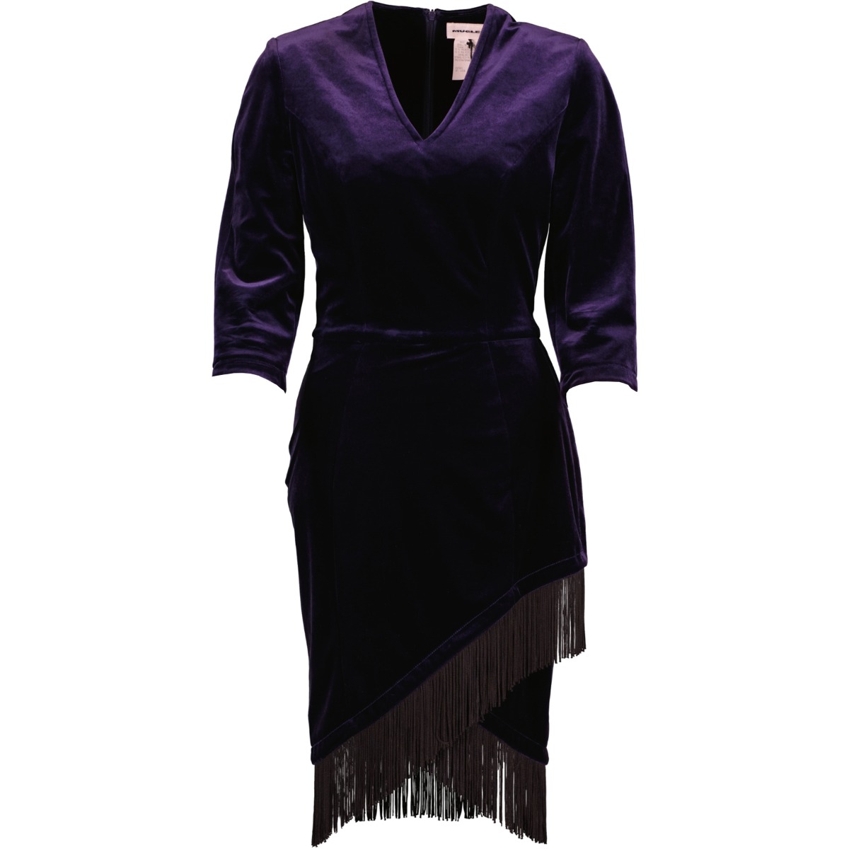 Thierry Mugler Blue Velvet Dress Size 40 Labellov Buy And Sell Authentic Luxury