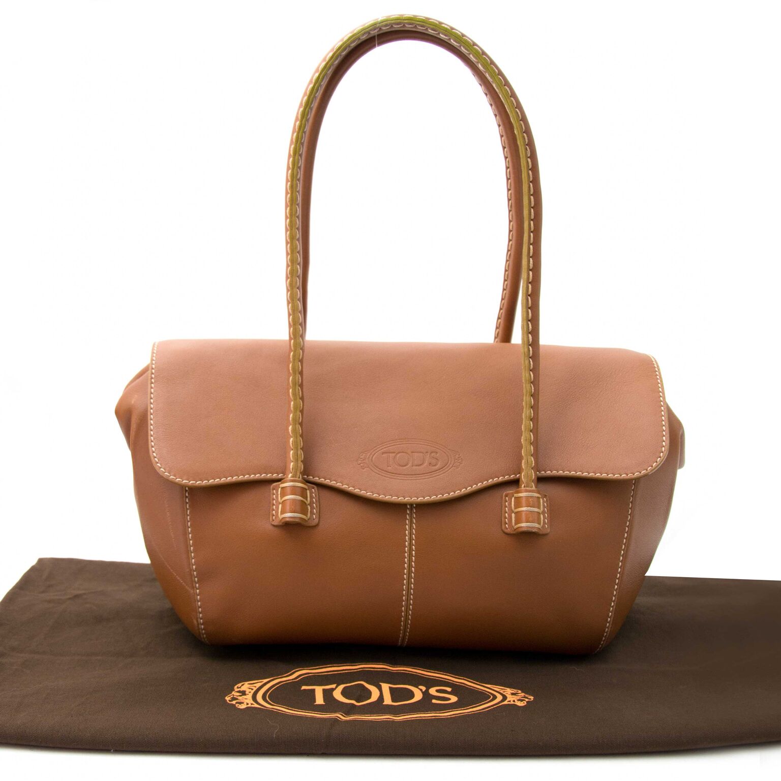 TOD'S Corniche Wave East West Satchel