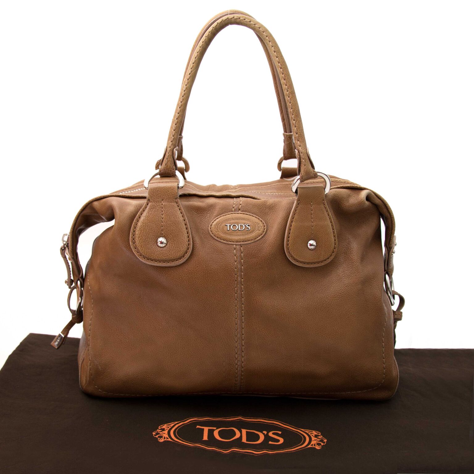 ★TU ET TOI★ DBowlingD Bowling Bag BROWN B3D-TT-DBLT01-BR Tods Brown Bowling Bag ○ Labellov ○ Buy and Sell Authentic