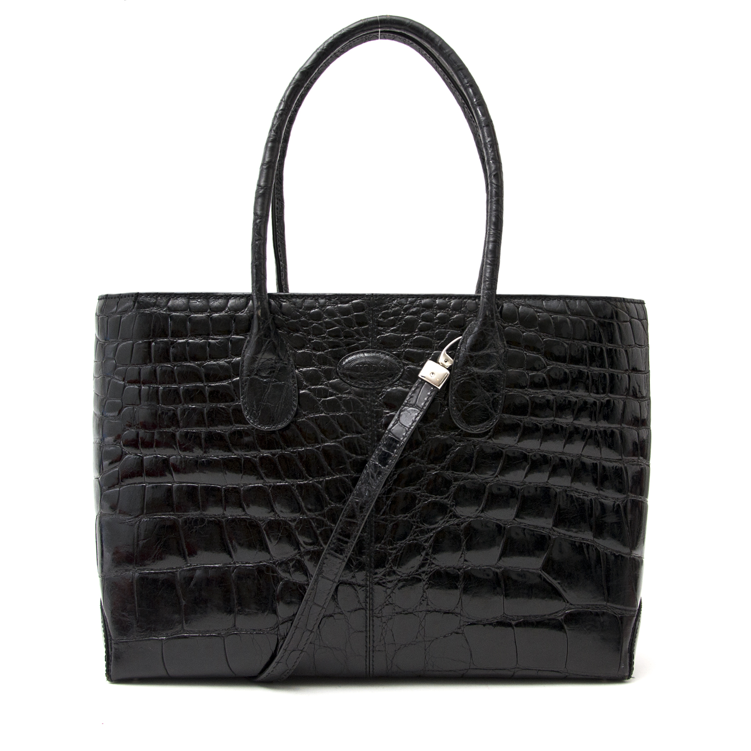 Tod's alligator bag top