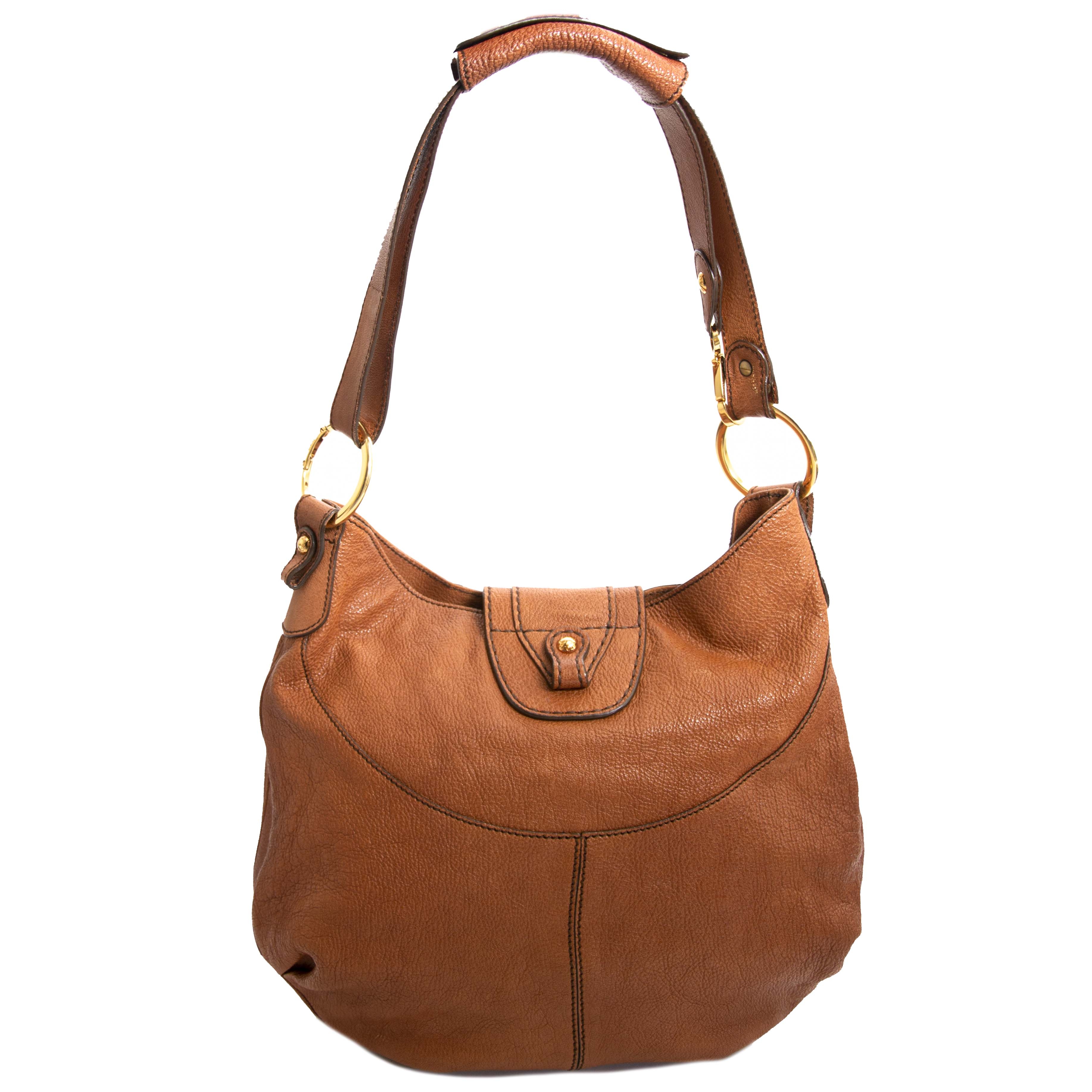 Leather Bag Shopper Tods Tasche Cognac Tod's Cognac Leather Peggy