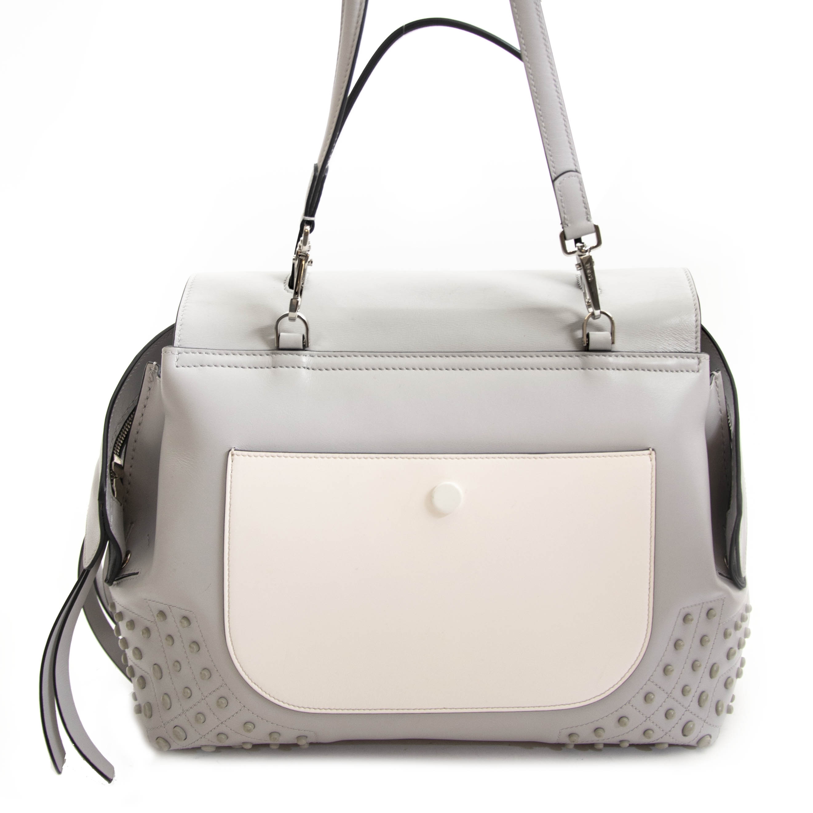 Tod's Wave Bag Monospalla Piccola Grey ○ Labellov ○ Buy and Sell