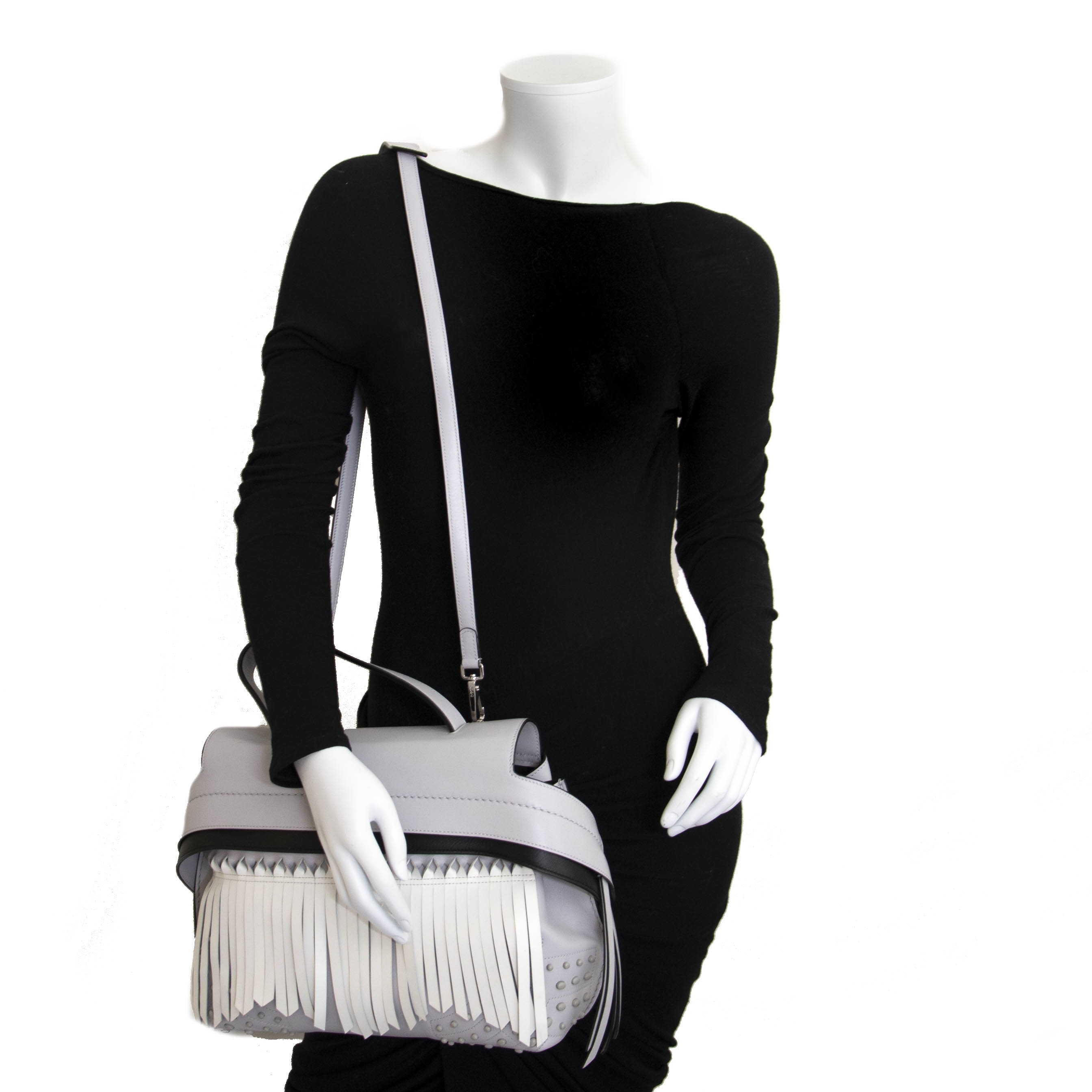 Tod's Wave Bag Monospalla Piccola Grey ○ Labellov ○ Buy and Sell