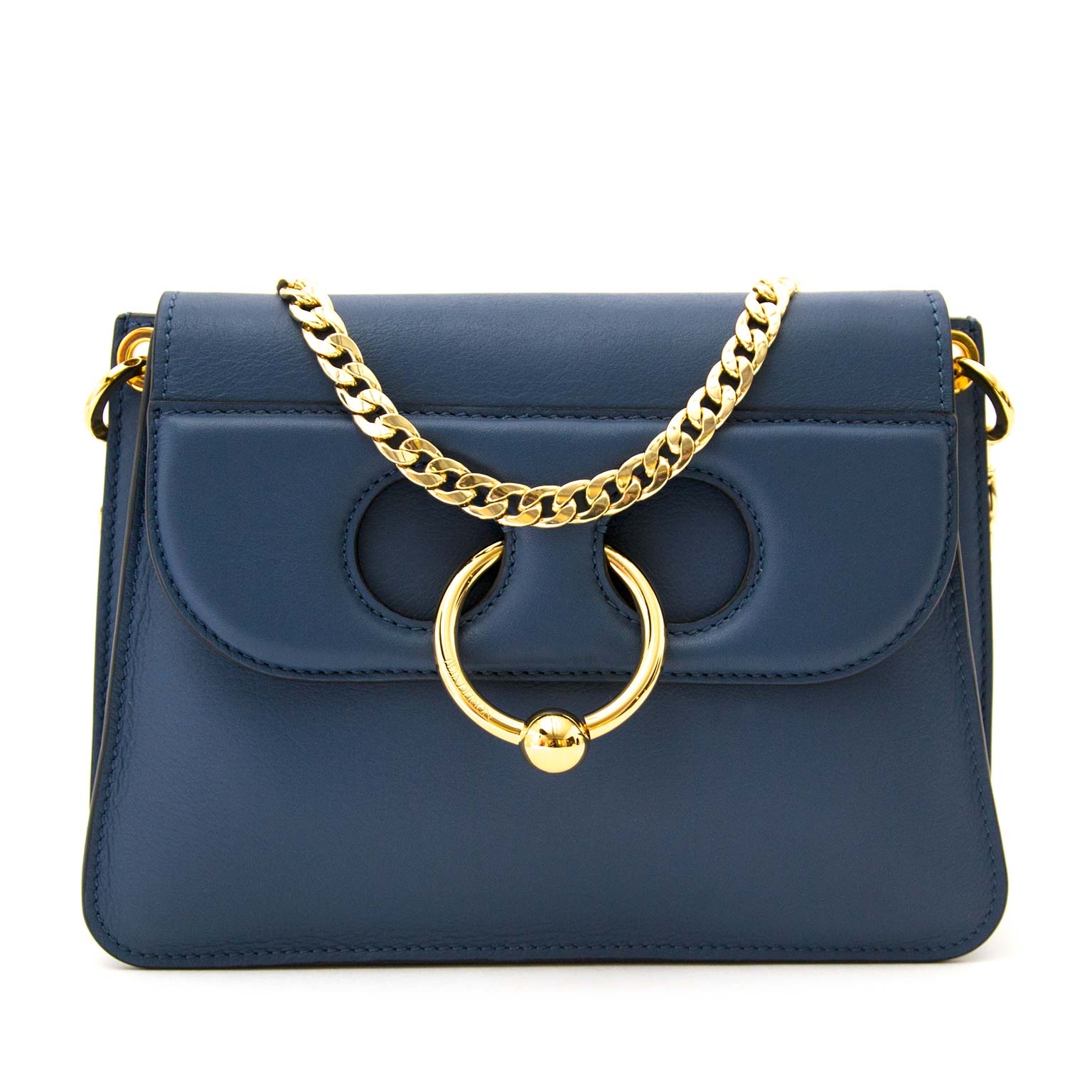 値下げ不可❗️【未使用級】JW Andersonピアスバッグ M ショルダーバッグ wes-anderson-pierce-blue-bag-