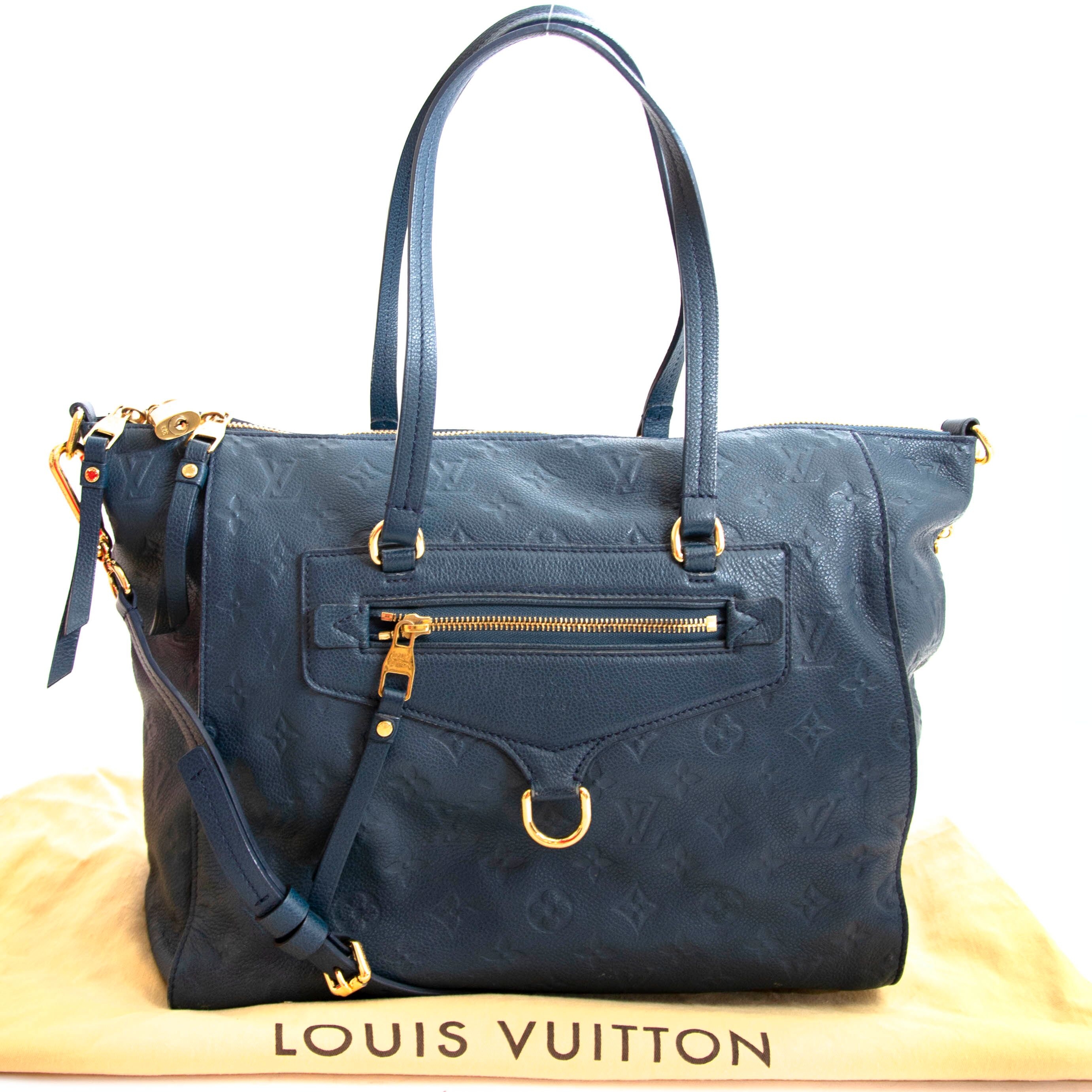 Louis Vuitton Fascinante Monogram Empreinte Leather Infini Blue