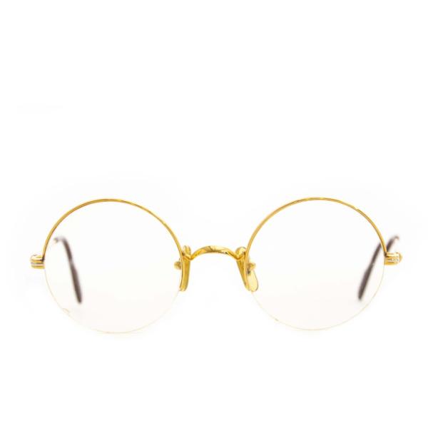 Cartier round frame glasses on sale
