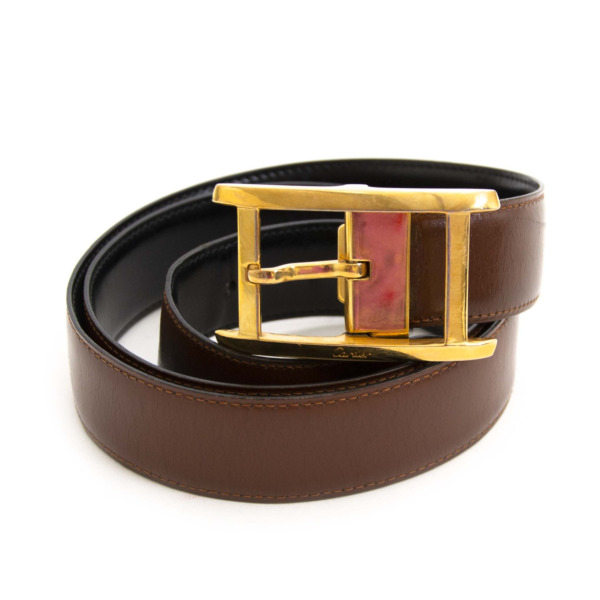 Cartier Reversible Leather Belt Set Labellov Buy and Sell Authentic Luxury