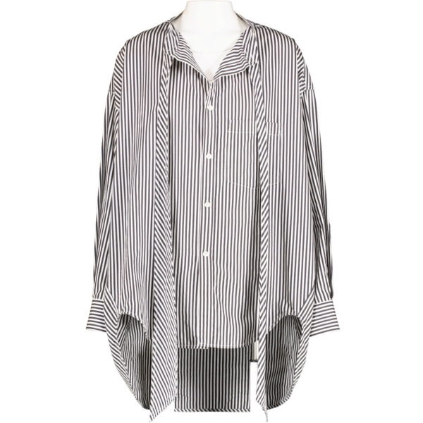 BALENCIAGA Stripe Back Logo Shirt 38|ファッション BALENCIAGA Stripe Back Logo Shirt 38|ファッション