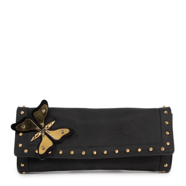 Gucci butterfly clutch discount
