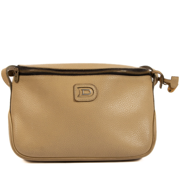 Delvaux Camel Trotteur Macao Crossbody Bag Labellov Buy and Sell ...