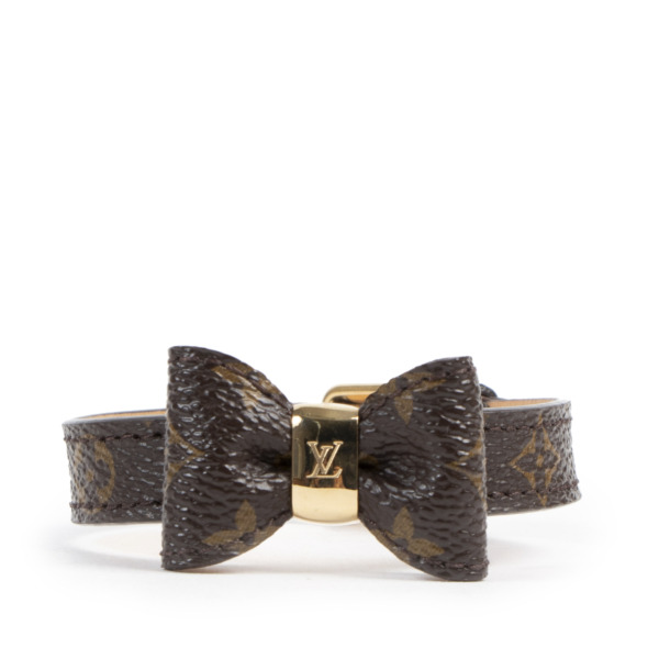 Louis Vuitton Monogram Canvas Favourit Bow Bracelet Labellov Buy and Sell Authentic Luxury