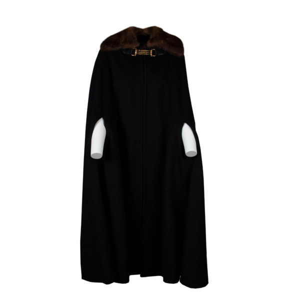 【laubeblanc】Cape collar Narrow line coat Cape collar Narrow line coat – L'AUBE BLANC
