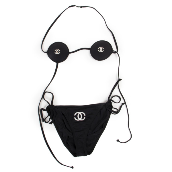 Labellov Chanel Black Vintage Micro Bikini - size 42 Buy and Sell