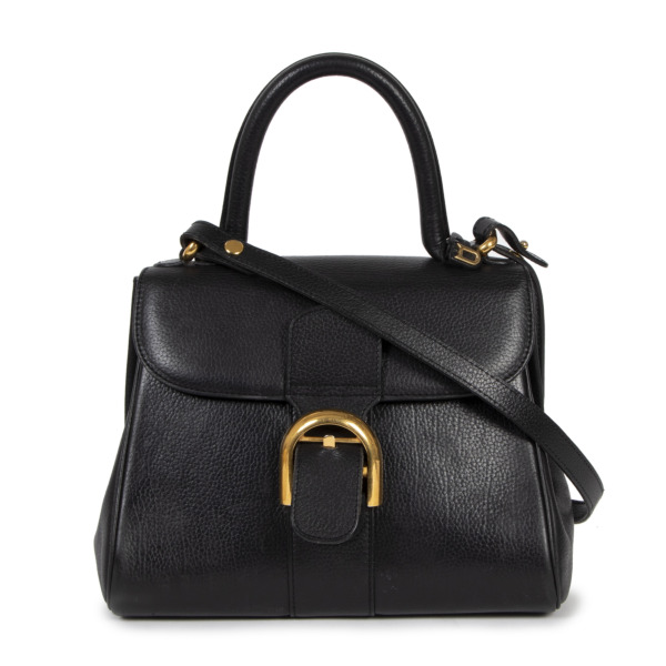 Delvaux Brillant Black Leather PM Bag Labellov Buy and Sell Authentic ...