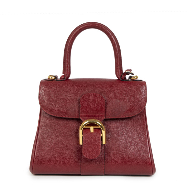 Delvaux Brillant PM Burgundy Labellov Buy and Sell Authentic Luxury