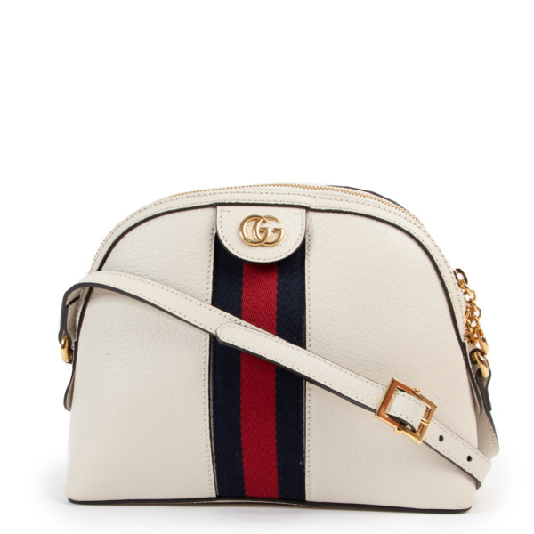 Gucci White Ophidia Small Shoulder Bag Labellov Buy and Sell Authentic Luxury