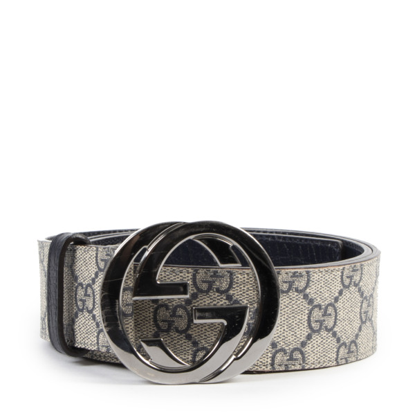 Gucci GG Supreme G Buckle Belt - Size 90 Labellov Buy and Sell ...