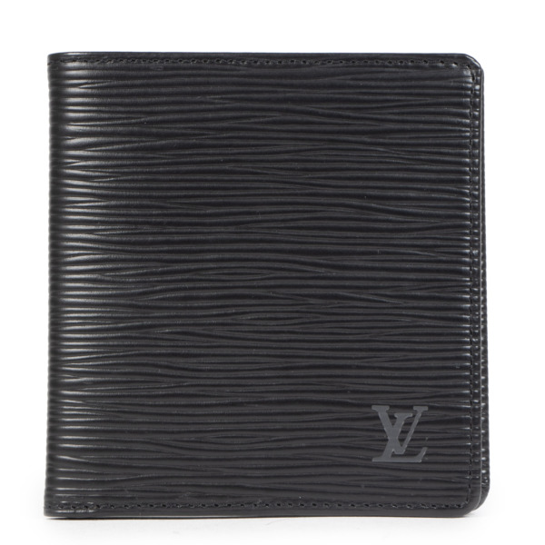 Louis Vuitton Black Epi Leather Wallet Labellov Buy and Sell Authentic