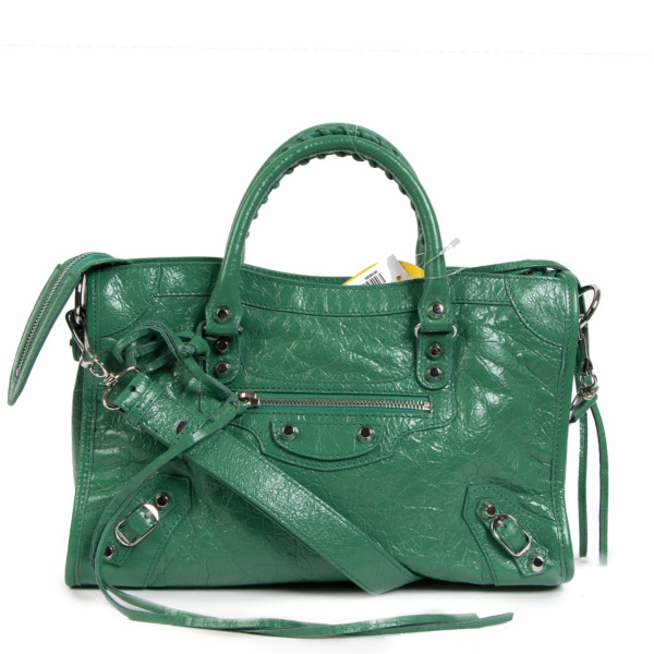 Balenciaga Classic City S Magic Green Bag Labellov Buy and