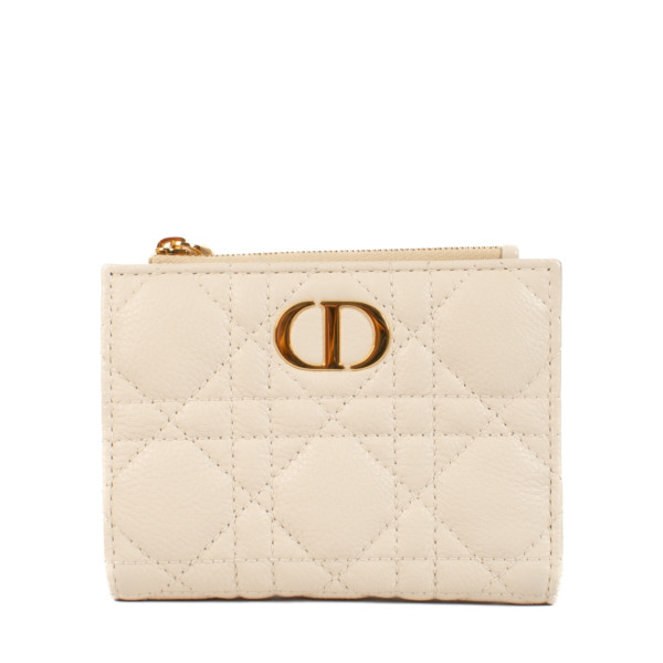 Christian Dior Ivory Caro Dahlia Wallet ○ Labellov ○ Buy and