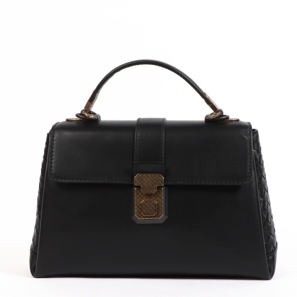 バッグ BOTTEGA VENETA hand bag black Bottega Veneta® Women's Top Handle Loop in Black. Shop