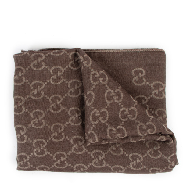 【関税＆送料込み】Gucci Scarfs Brown 27371970_57269074_600.jpg