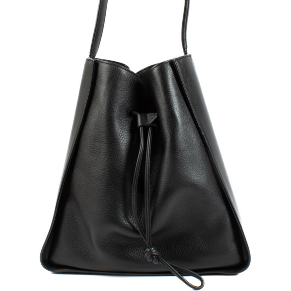 3.1 Phillip Lim Soleil Small Bucket Dawstring Bag in Black