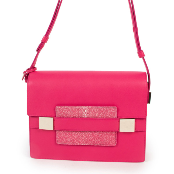 Delvaux Madame Fuchsia Polo & Galuchat Labellov Buy and Sell Authentic ...