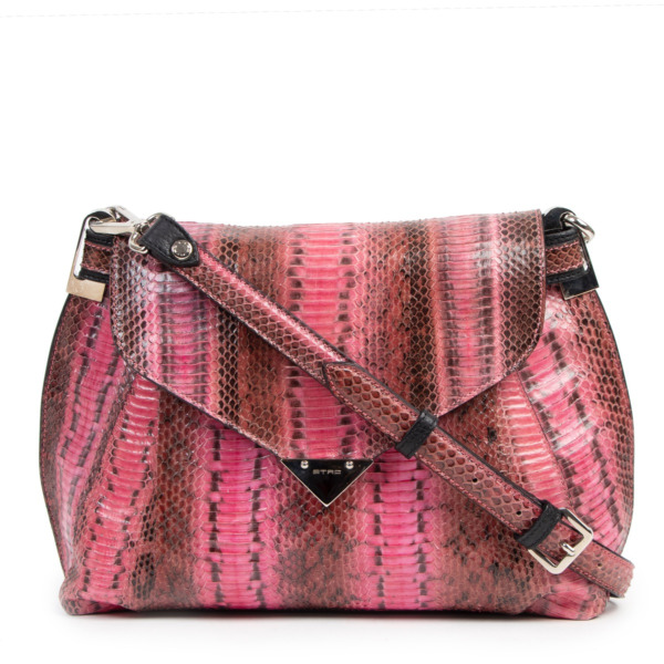 Etro Pink Python Crossbody Bag ○ Labellov ○ Buy and Sell