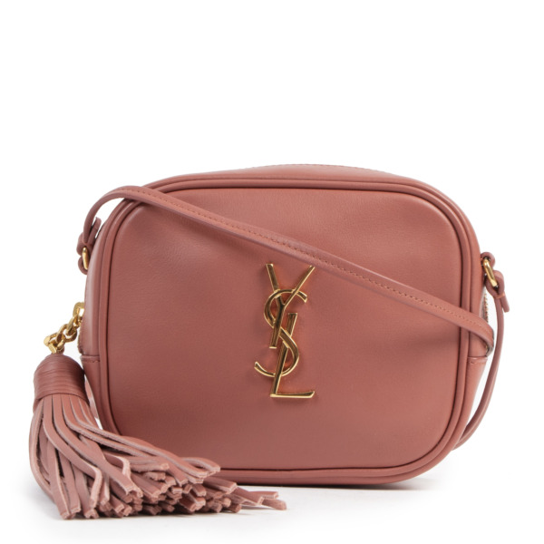 Saint Laurent Blush Fonce Leather Blogger Mini Bag Labellov Buy and