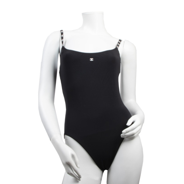 Chanel black bathing suit outlet