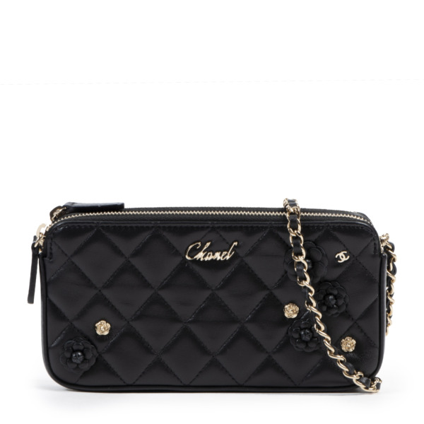 Chanel Limited Black Wallet On Chain Double Zip Bag Labellov Buy and Sell  Authentic Luxury