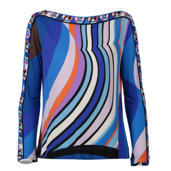 Emilio Pucci Multicolor Fuilio Top - Size S ○ Labellov