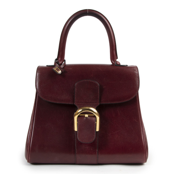 Delvaux Burgundy Brillant PM Labellov Buy and Sell Authentic Luxury