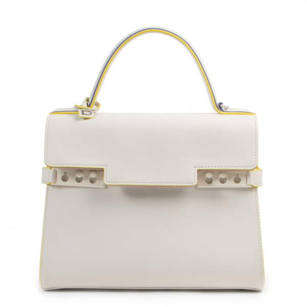Delvaux White Tempete Top handle Labellov Buy and Sell Authentic Luxury