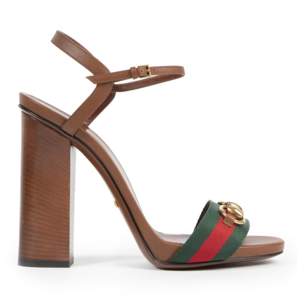 gucci horsebit block heel sandals