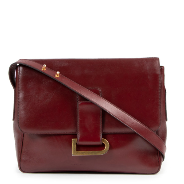 Delvaux Bordeaux Poirier Shoulder Bag ○ Labellov ○ Buy and