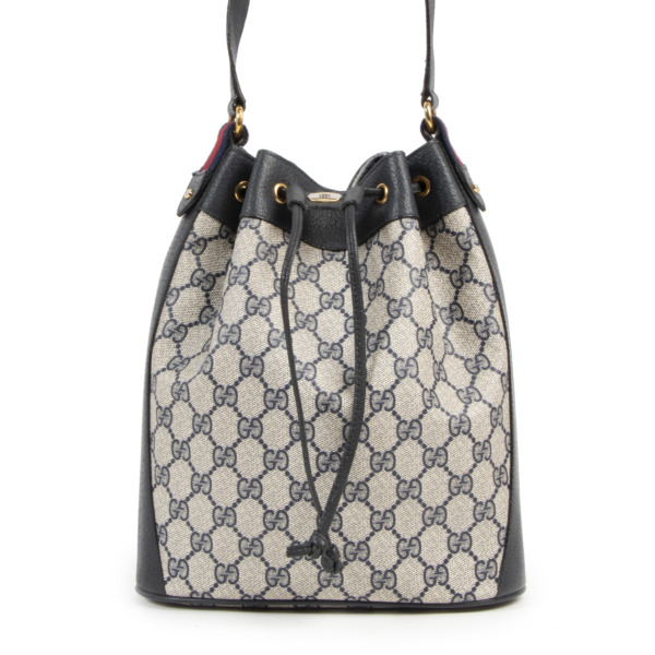 gucci monogram bucket bag