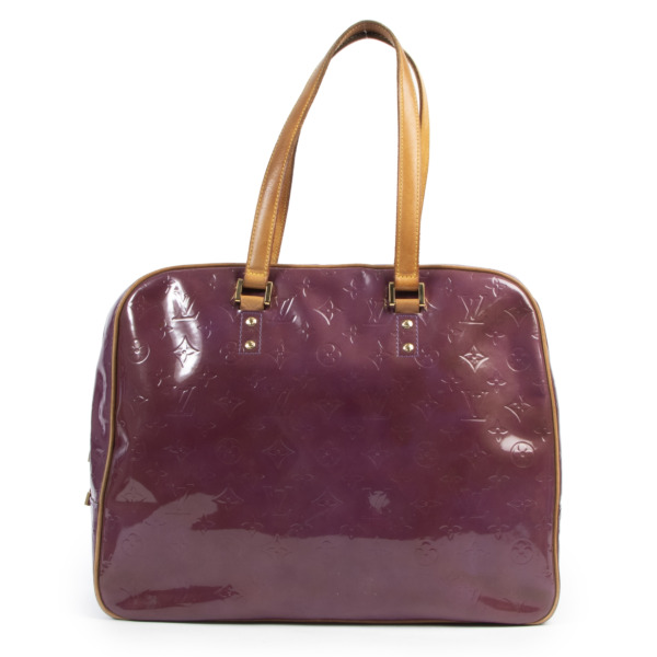 Louis Vuitton Purple Vernis Sutton Bag Labellov Buy and Sell Authentic ...