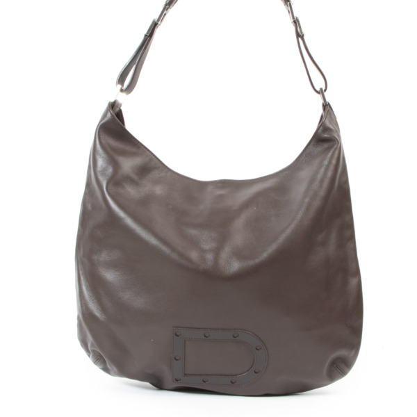Delvaux Brown Le Louise Tote Shoulder Bag Labellov Buy and Sell ...