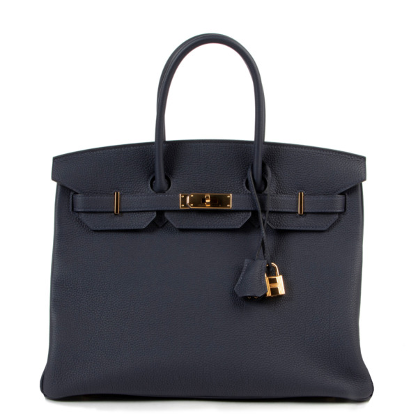 Hermès Birkin 35 Togo Bleu Nuit GHW Labellov Buy and Sell Authentic Luxury