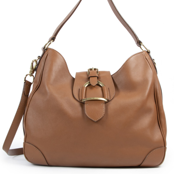 Ralph Lauren Cognac Shoulder Bag Labellov Buy and Sell Authentic Luxury