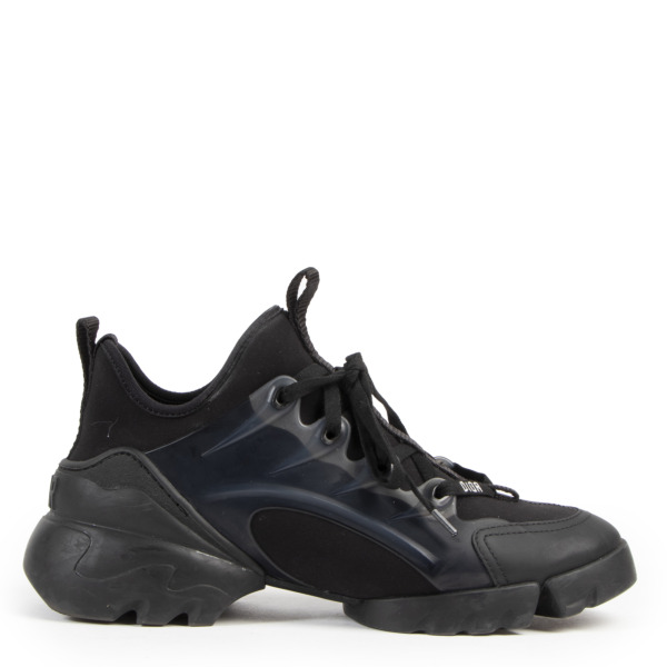 dior d connect leather trainers