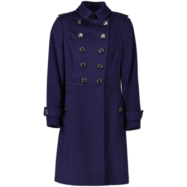 Burberry Purple Wool and Cashmere Blend Coat- size EU36 Labellov Buy ...