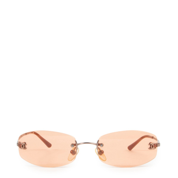 orange chanel sunglasses